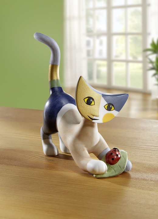 Wohnen - Goebel Katze aus hochwertigem Porzellan, in Farbe BUNT