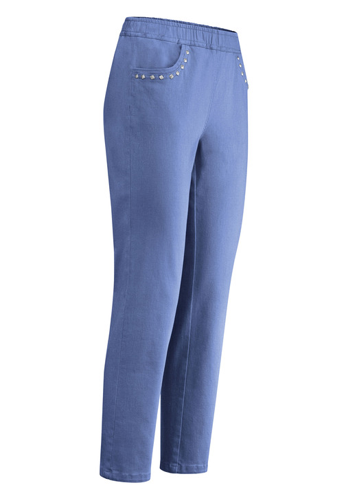 Damen - Jeans in 7/8-Länge, in Größe 019 bis 058, in Farbe HELLBLAU Ansicht 1
