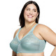 Soft-BH - Glamorise Stütz-BH mit Spitze – Farbe GLETSCHER – Ansicht 2 Soft-BH - Glamorise Stütz-BH mit Spitze, in Größe 080 bis 130, in Cup H, in Farbe PETROL – Farbe GLETSCHER – Ansicht 2