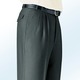 Hosen - „Klaus Modelle“-Hose mit Gesäßpattentaschen in 4 Farben – Farbe MITTELGRAU MELIERT – Ansicht 1 Hosen - „Klaus Modelle“-Hose mit Gesäßpattentaschen in 4 Farben, in Größe 025 bis 060, in Farbe MARINE – Farbe MITTELGRAU MELIERT – Ansicht 1