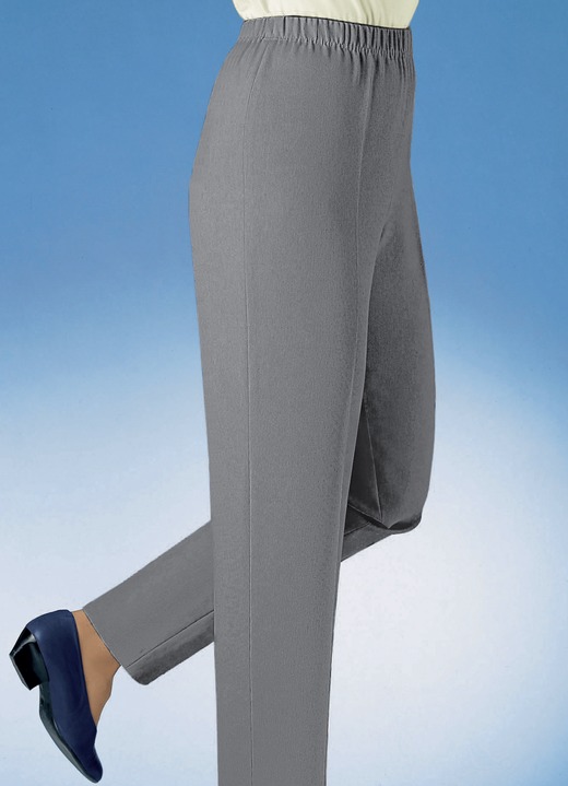 Hosen in Schlupfform - Hose in hochwertiger Qualität  in 9 Farben, in Größe 019 bis 245, in Farbe INDIGOBLAU Ansicht 7