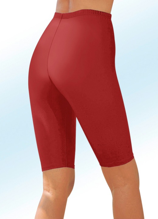 Freizeithosen - Radlerhose mit Glanz-Effekt in 6 Farben, in Größe 034 bis 050, in Farbe ROYALBLAU Ansicht 4