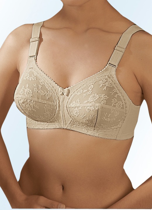 Soft-BH - Triumph-Doreen BH mit Spitzencups, in Größe 075 bis 110, in Cup G, in Farbe WEISS Ansicht 9