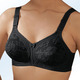 Soft-BH - Triumph-Doreen BH mit Spitzencups, in Größe 075 bis 110, in Cup G, in Farbe WEISS – Farbe SCHWARZ – Ansicht 4