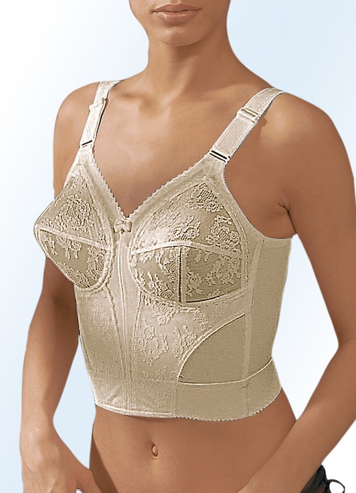 Soft-BH - Triumph-Doreen BH in langer Form, mit Spitze, in Größe 080 bis 115, in Cup D, in Farbe HAUT Ansicht 2