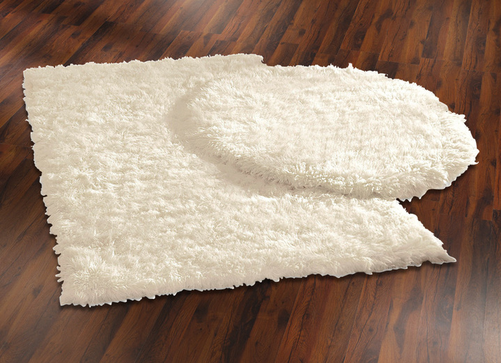 Teppiche - Original griechische Flokati-Teppiche, in Größe 101 (Brücke, 40x60 cm) bis 325 (Bettumrandung, 3-teilig), in Farbe NATUR Ansicht 6