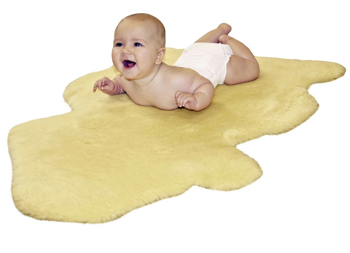 Teppiche - Baby-Lammfell in Tierform, in Farbe GOLD-BEIGE Ansicht 1