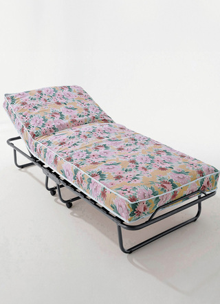 Möbel - Gästebett mit Lattenrost und 4 Rollen, in Farbe ANTHRAZIT