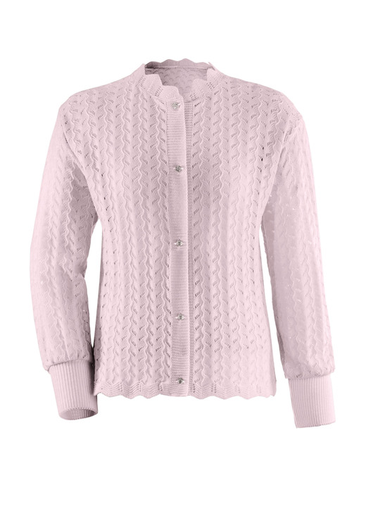 Nachthemden Kurzarm - Bettjäckchen, Langarm und durchgeknöpft, in Größe 038 bis 056, in Farbe NATURWEISS Ansicht 4