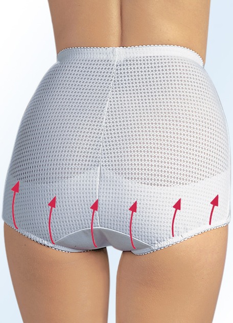 Miederhosen & Hüfthalter - Miss Mary Miederhose mit Verstärkungen Ansicht 2 Miederhosen & Hüfthalter - Miss Mary Miederhose mit Verstärkungen, in Größe 075 bis 130, in Farbe WEISS Ansicht 2
