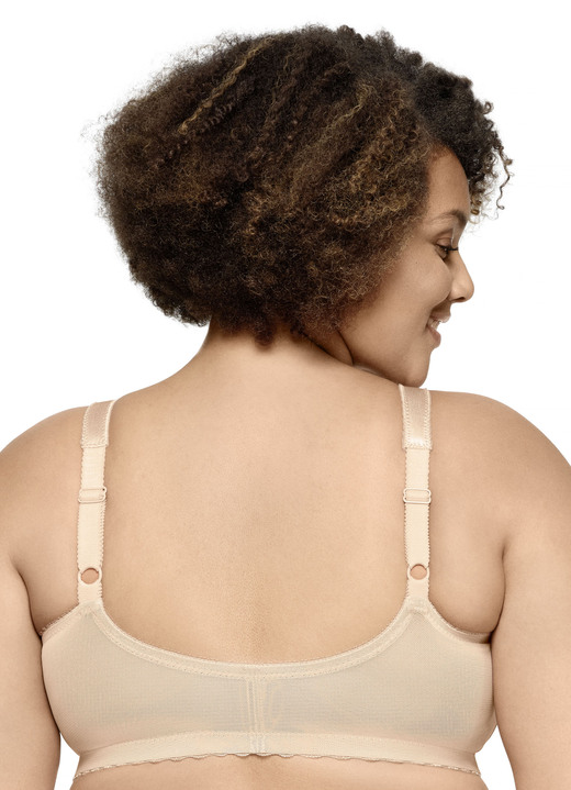 Vorderverschluss-BH - Glamorise Stütz-BH mit Vorderverschluss, in Größe 085 bis 130, in Cup H, in Farbe WEISS Ansicht 5