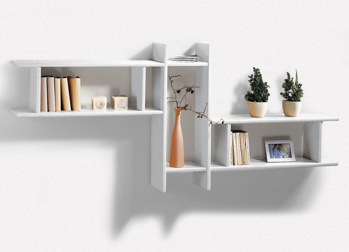 Büromöbel - Hängeregal, waagrecht oder senkrecht aufzuhängen, in Farbe WEISS, in Ausführung Hängeregal Ansicht 8