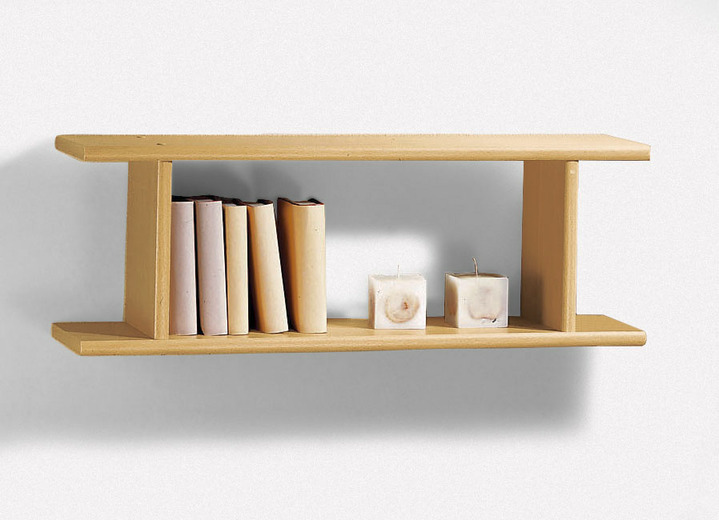 Büromöbel - Hängeregal, waagrecht oder senkrecht aufzuhängen, in Farbe WEISS, in Ausführung Hängeregal Ansicht 2