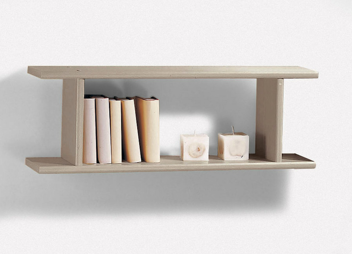 Büromöbel - Hängeregal, waagrecht oder senkrecht aufzuhängen, in Farbe WEISS, in Ausführung Hängeregal Ansicht 3