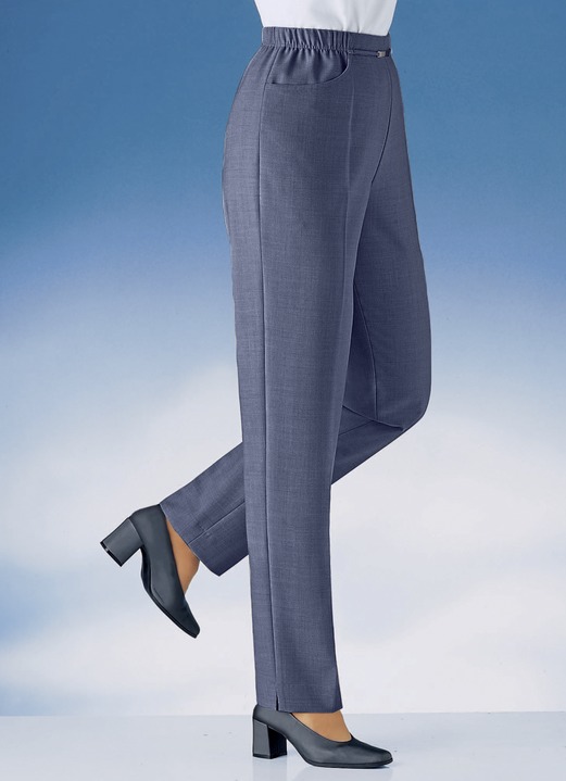 Hosen in Schlupfform - Hose in Schlupfform in 10 Farben, in Größe 019 bis 235, in Farbe HELLGRAU MEL. Ansicht 6