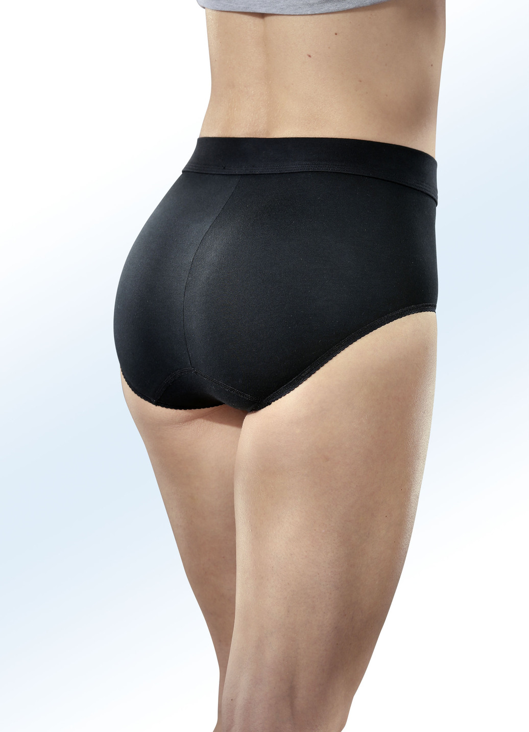 Slips - sloggi Double Comfort Zwierpack Maxi-Slips mit BIO-Baumwolle, in Größe 038 bis 050, in Farbe WEISS Ansicht 3