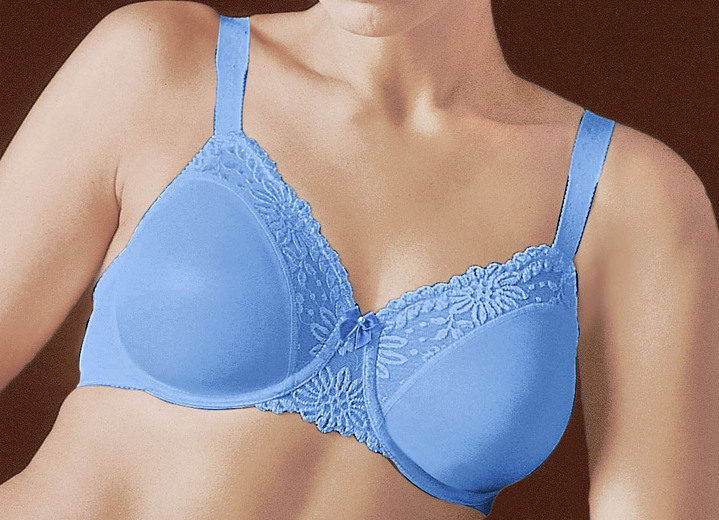 BH mit Spitze - Triumph-Ladyform Soft-Minimizer-Bügel-BH, in Größe 075 bis 095, in Cup C, in Farbe MINT Ansicht 48