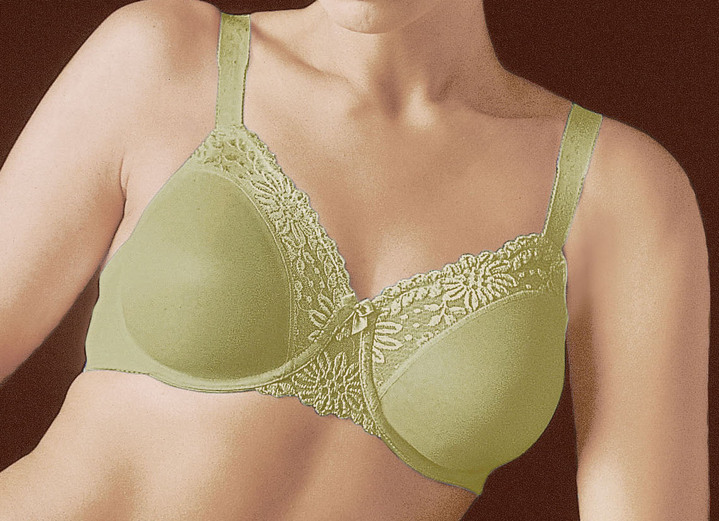 BH mit Spitze - Triumph-Ladyform Soft-Minimizer-Bügel-BH, in Größe 075 bis 095, in Cup C, in Farbe MINT Ansicht 42