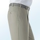 Hosen - Unterbauch-Jeans mit Bundfalten in 3 Farben – Farbe HELLOLIV – Ansicht 1 Hosen - Unterbauch-Jeans mit Bundfalten in 3 Farben, in Größe 024 bis 060, in Farbe BEIGE – Farbe HELLOLIV – Ansicht 1