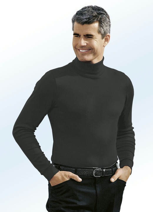 Shirts & Sweatshirts - Tragangenehmer Rolli in 10 Farben, in Größe 046 bis 062, in Farbe MARINE Ansicht 9