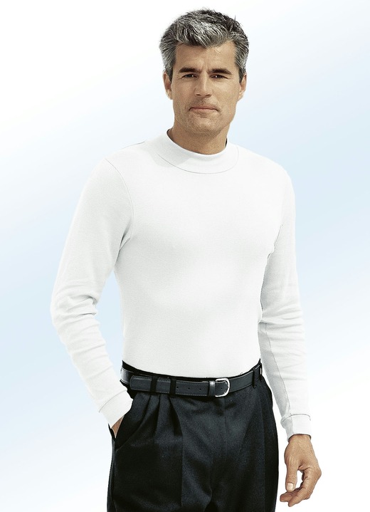 Shirts & Sweatshirts - Tragangenehmes Shirt in 10 Farben, in Größe 046 bis 062, in Farbe MARINE Ansicht 9