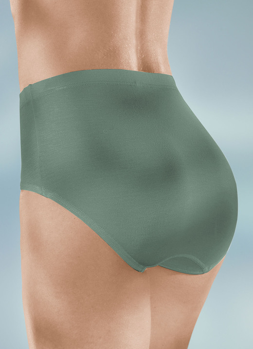 Slips - Viererpack Slips mit Gummizug, in Größe 038 bis 054, in Farbe 4X SCHWARZ Ansicht 13