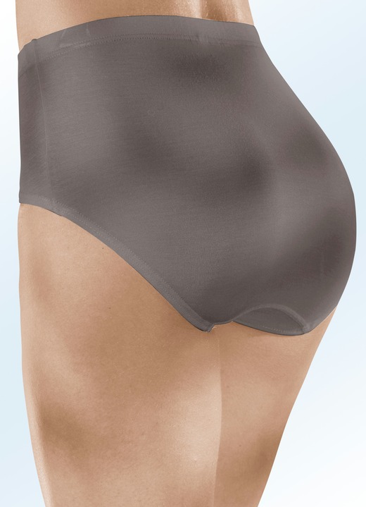 Slips - Viererpack Slips mit Gummizug, in Größe 038 bis 054, in Farbe 4X SCHWARZ Ansicht 12