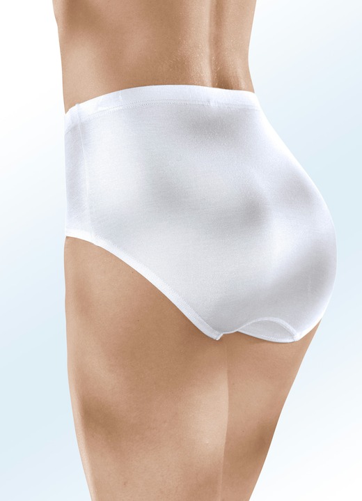 Slips - Viererpack Slips mit Gummizug Ansicht 10 Slips - Viererpack Slips mit Gummizug, in Größe 038 bis 054, in Farbe 2X GRAFIT, 2X JEANSBLAU Ansicht 10