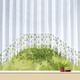 Klassisch - C-Bogen-Store mit Plauener Spitze – Farbe WEISS – Ansicht 2 Klassisch - C-Bogen-Store mit Plauener Spitze, in Größe 060 (100x300 cm) bis 161 (175x600 cm), in Farbe WEISS – Farbe WEISS – Ansicht 2