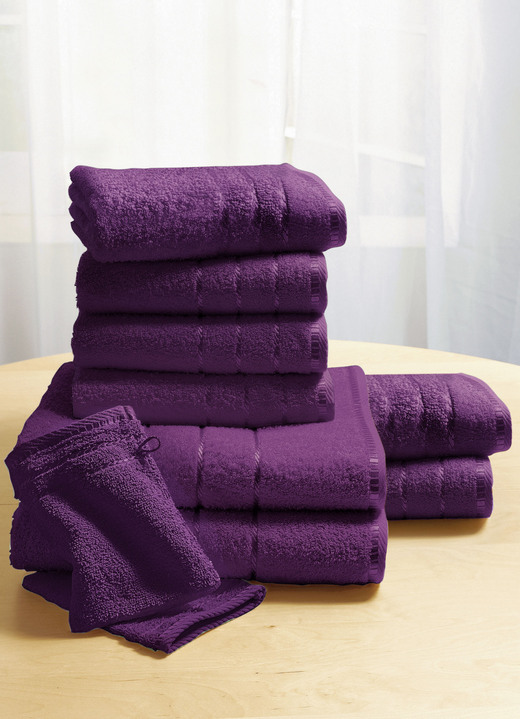 Handtücher - Weiche Walkfrottier-Handtücher aus dichtem Schlingenflor Ansicht 20 Handtücher - Weiche Walkfrottier-Handtücher aus dichtem Schlingenflor, in Größe 200 (2 Handtücher, 50x90 cm) bis 210 (10-teiliges Sparset), in Farbe BEIGE Ansicht 20