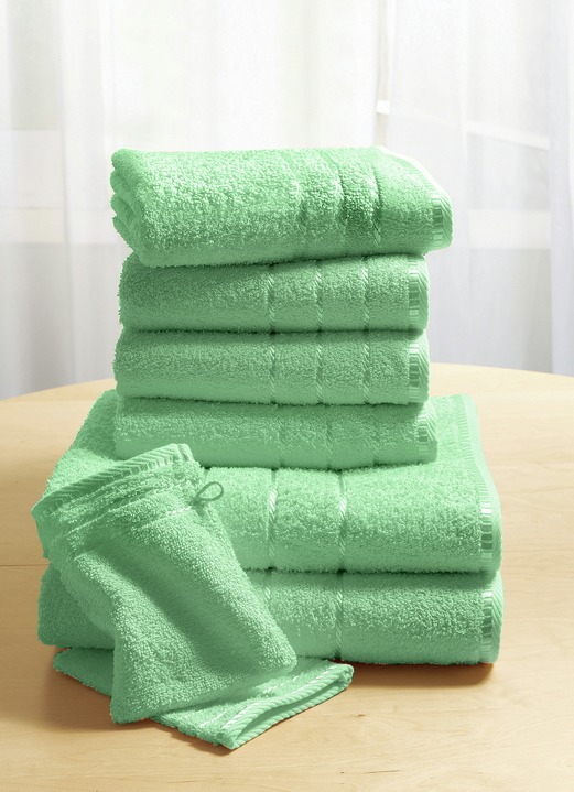 Handtücher - Weiche Walkfrottier-Handtücher aus dichtem Schlingenflor Ansicht 13 Handtücher - Weiche Walkfrottier-Handtücher aus dichtem Schlingenflor, in Größe 200 (2 Handtücher, 50x90 cm) bis 210 (10-teiliges Sparset), in Farbe BEIGE Ansicht 13