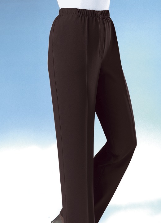Hosen - Hose mit eingearbeiteter Tresortasche Ansicht 2 Hosen - Hose mit eingearbeiteter Tresortasche, in Größe 020 bis 056, in Farbe MITTELGRAU MEL Ansicht 2
