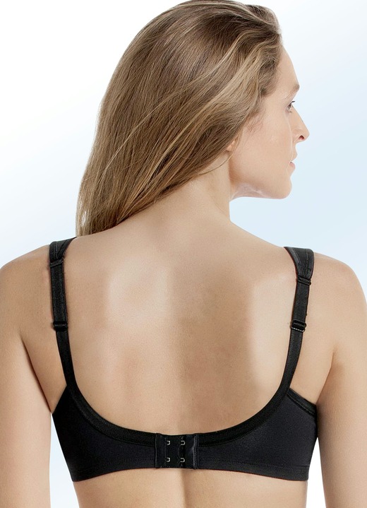 Soft-BH - Anita Entlastungs-BH mit Baumwoll-Pikee, in Größe 075 bis 120, in Cup D, in Farbe WEISS Ansicht 14