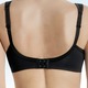 Soft-BH - Anita Entlastungs-BH mit Baumwoll-Pikee, in Größe 075 bis 120, in Cup D, in Farbe WEISS – Farbe SCHWARZ – Ansicht 3