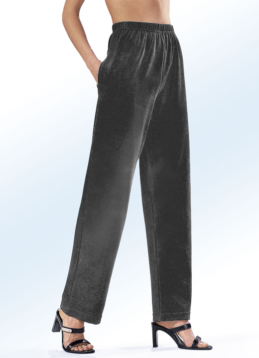 Freizeithosen - Hose mit komfortablem Dehnbund, in Größe 018 bis 060, in Farbe PETROL Ansicht 7