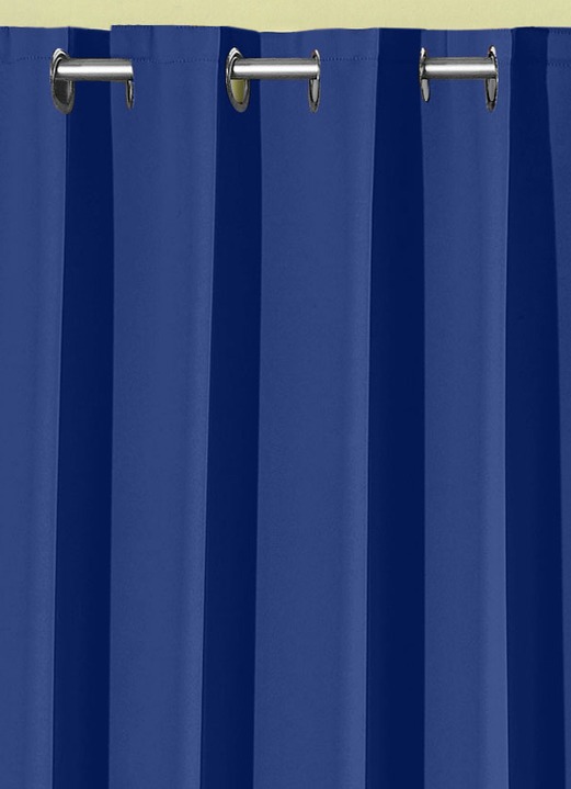 Klassisch - Pflegeleichte Energiespar-Verdunkelungs-Schals, in Größe 119 (H150xB140 cm) bis 271 (H245xB140 cm), in Farbe CAMEL, in Ausführung Mit Schlaufen Ansicht 28