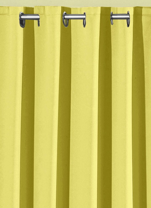 Klassisch - Pflegeleichte Energiespar-Verdunkelungs-Schals, in Größe 119 (H150xB140 cm) bis 271 (H245xB140 cm), in Farbe CAMEL, in Ausführung Mit Schlaufen Ansicht 24