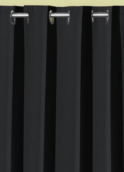 Klassisch - Pflegeleichte Energiespar-Verdunkelungs-Schals, in Größe 119 (H150xB140 cm) bis 271 (H245xB140 cm), in Farbe CAMEL, in Ausführung Mit Schlaufen Ansicht 16