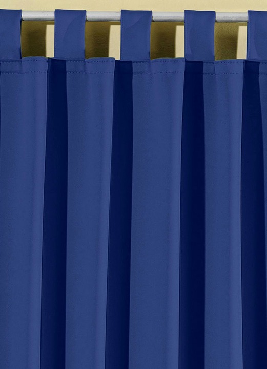 Klassisch - Pflegeleichte Energiespar-Verdunkelungs-Schals, in Größe 119 (H150xB140 cm) bis 271 (H245xB140 cm), in Farbe CAMEL, in Ausführung Mit Schlaufen Ansicht 27