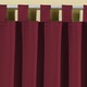 Klassisch - Pflegeleichte Energiespar-Verdunkelungs-Schals, in Größe 119 (H150xB140 cm) bis 271 (H245xB140 cm), in Farbe CAMEL, in Ausführung Mit Schlaufen – Farbe BORDEAUX – Ansicht 4