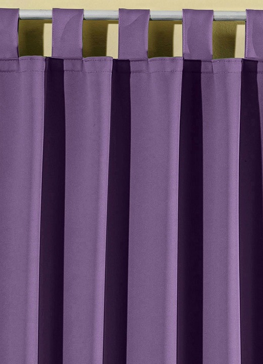 Klassisch - Pflegeleichte Energiespar-Verdunkelungs-Schals, in Größe 119 (H150xB140 cm) bis 271 (H245xB140 cm), in Farbe CAMEL, in Ausführung Mit Schlaufen Ansicht 13