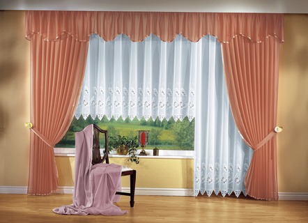 Klassisch - Langstore mit Plauener Stickerei – Farbe WEISS – Ansicht  Klassisch - Langstore mit Plauener Stickerei, in Größe 212 (200x300 cm) bis 301 (245x750 cm), in Farbe WEISS – Farbe WEISS – Ansicht