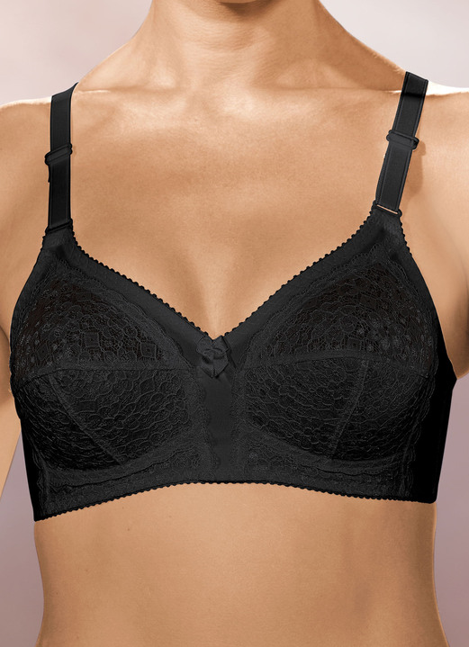 Soft-BH - Format BH mit unterlegten Spitzencups, in Größe 075 bis 110, in Cup G, in Farbe BLEU Ansicht 7