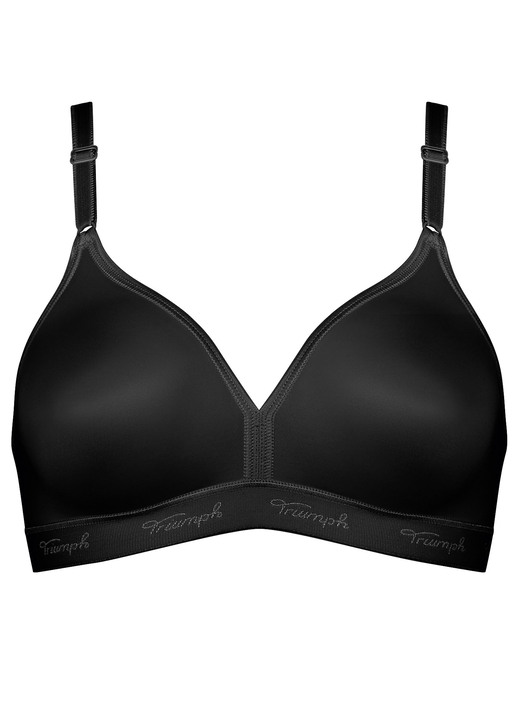 Soft-BH - Triumph-Micro Fun-BH mit vorgeformten Cups, in Größe 075 bis 090, in Cup D, in Farbe WEISS Ansicht 12