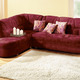 Sessel - Polstermöbel in verschiedenen Bezugsvarianten – Farbe BORDEAUX – Ansicht 6 Sessel - Polstermöbel in verschiedenen Bezugsvarianten, in Farbe BEIGE, in Ausführung Hocker – Farbe BORDEAUX – Ansicht 6