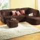 Sessel - Polstermöbel in verschiedenen Bezugsvarianten – Farbe MOKKA – Ansicht 2 Sessel - Polstermöbel in verschiedenen Bezugsvarianten, in Farbe BEIGE, in Ausführung Hocker – Farbe MOKKA – Ansicht 2