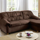 Sessel - Polstermöbel in verschiedenen Bezugsvarianten – Farbe MOKKA – Ansicht 4 Sessel - Polstermöbel in verschiedenen Bezugsvarianten, in Farbe BEIGE, in Ausführung Hocker – Farbe MOKKA – Ansicht 4