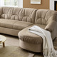 Sessel - Polstermöbel in verschiedenen Bezugsvarianten – Farbe BEIGE – Ansicht 2 Sessel - Polstermöbel in verschiedenen Bezugsvarianten, in Farbe BEIGE, in Ausführung Hocker – Farbe BEIGE – Ansicht 2