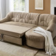 Sessel - Polstermöbel in verschiedenen Bezugsvarianten – Farbe BEIGE – Ansicht 3 Sessel - Polstermöbel in verschiedenen Bezugsvarianten, in Farbe BEIGE, in Ausführung Hocker – Farbe BEIGE – Ansicht 3