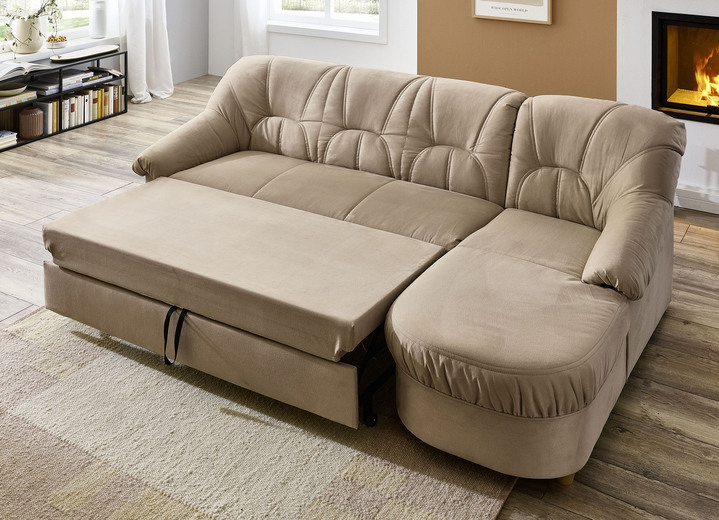 Sessel - Polstermöbel in verschiedenen Bezugsvarianten Ansicht 4 Sessel - Polstermöbel in verschiedenen Bezugsvarianten, in Farbe BEIGE, in Ausführung Hocker Ansicht 4